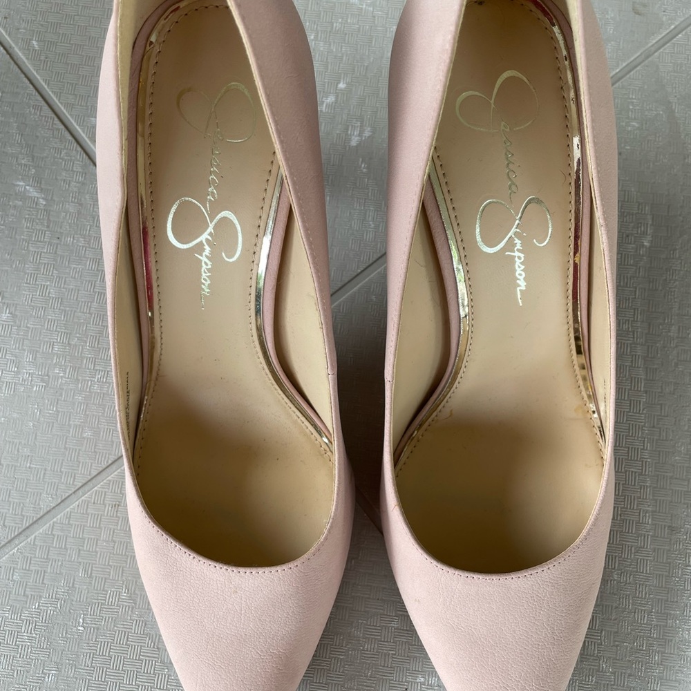 Jessica Simpson Pink Heeled Pumps Elegant Design